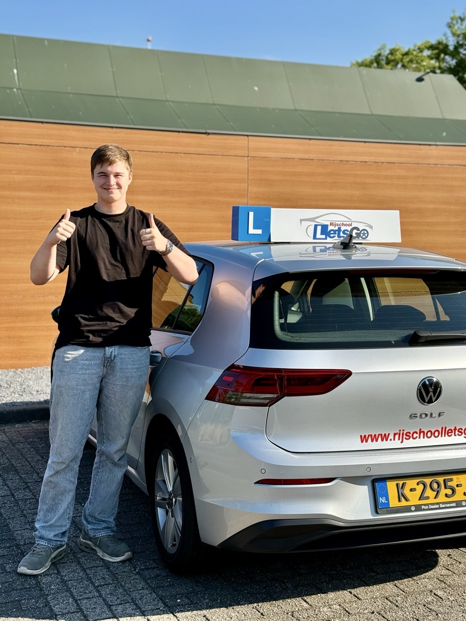 Geslaagde leerling Michael
